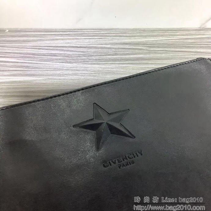 GlVENCHY紀梵希 2018最新 熱賣款式 專櫃品質 頂級進口牛皮 原版五金 拉鏈手包 091888  tsg1104